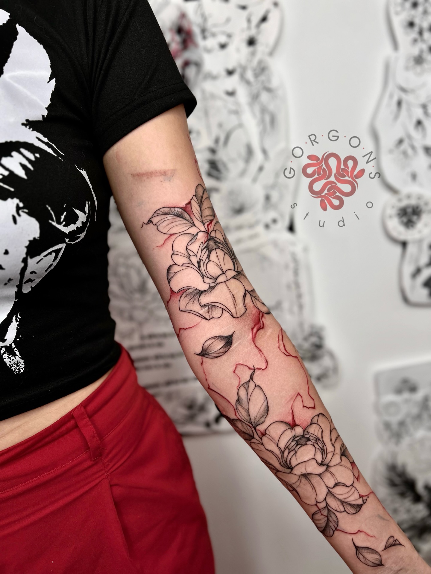 Tattoo by @tygydyk_tattoo — black_and_grey