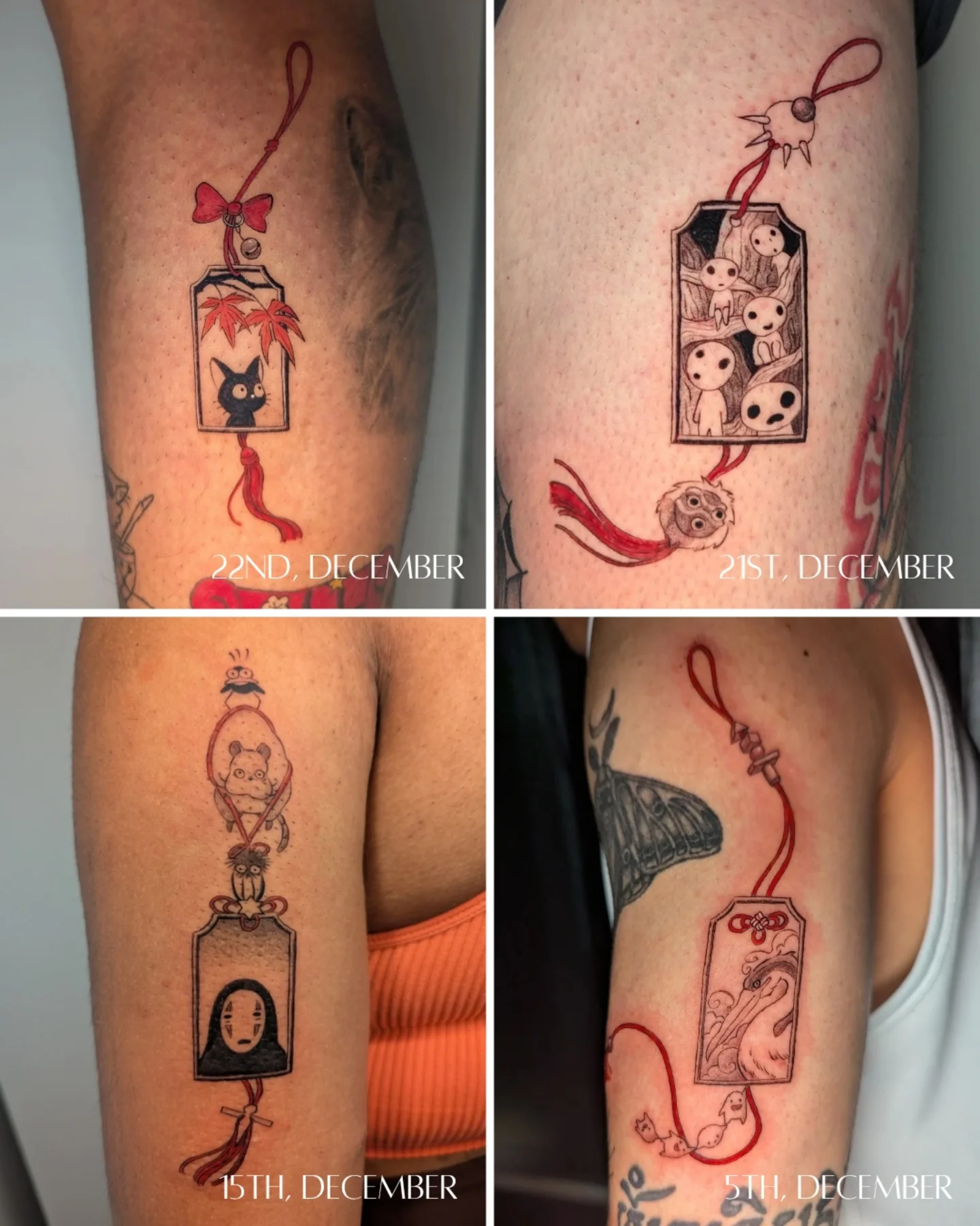 Tattoo by @invisibleink___ — dotwork, anime