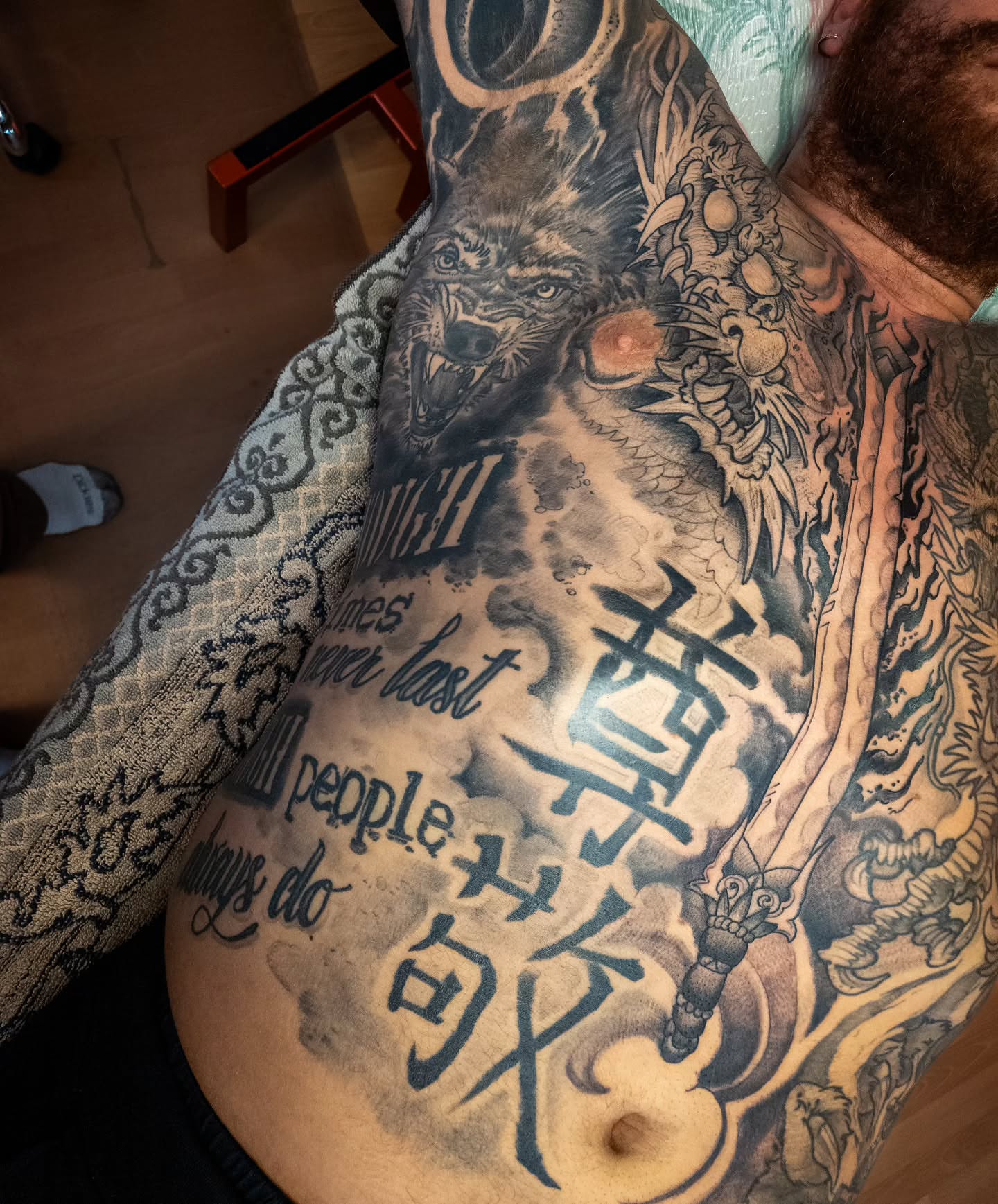 Tattoo by @jasonpellandtattoo — black_and_grey, realism