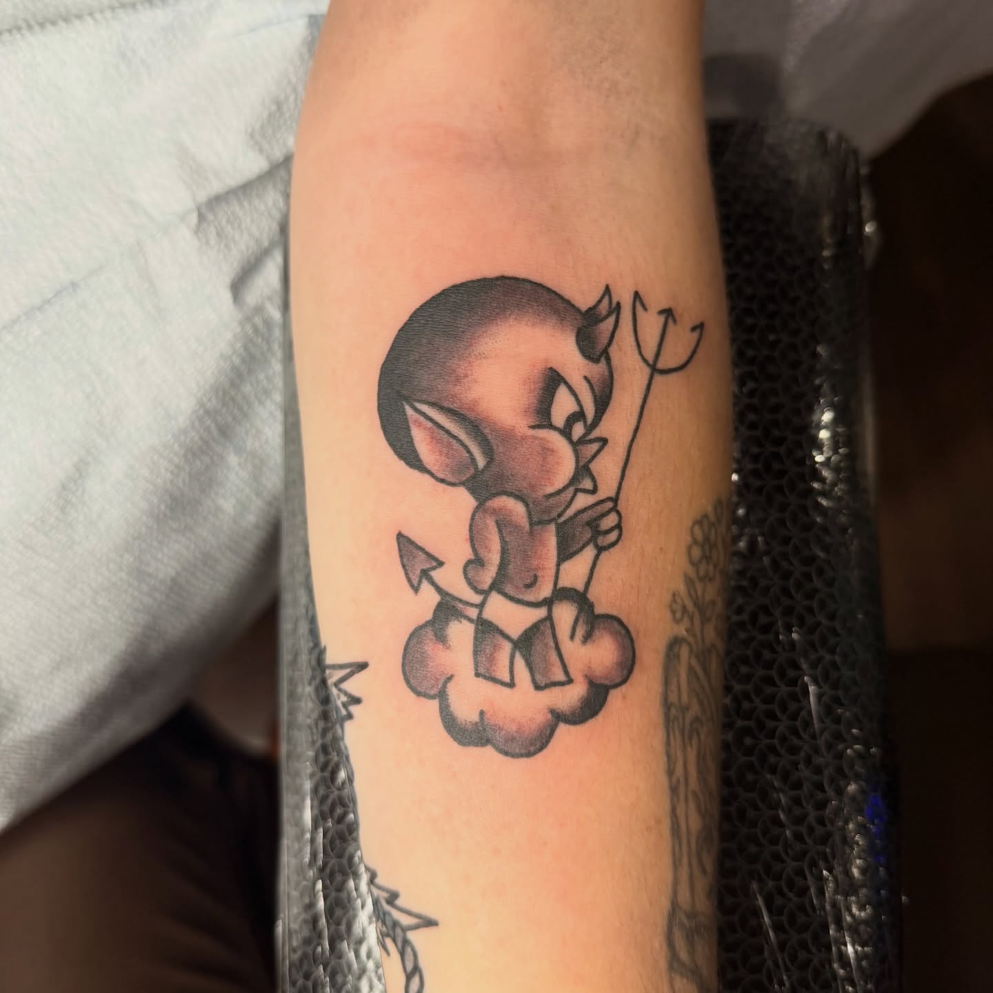 Tattoo by @shane_goes_hard — black_and_grey