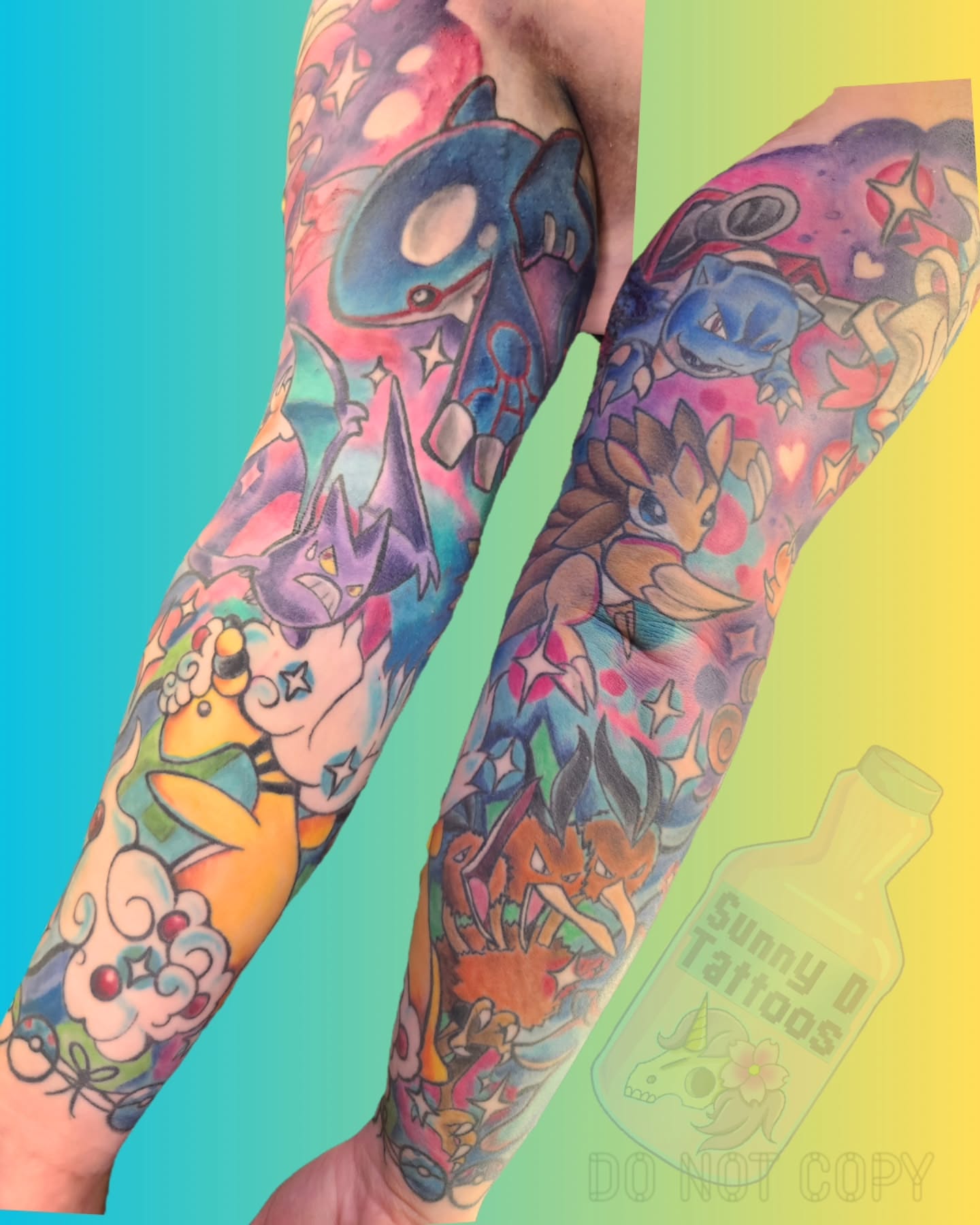 Tattoo by @sunnydtattoos — new_school, anime