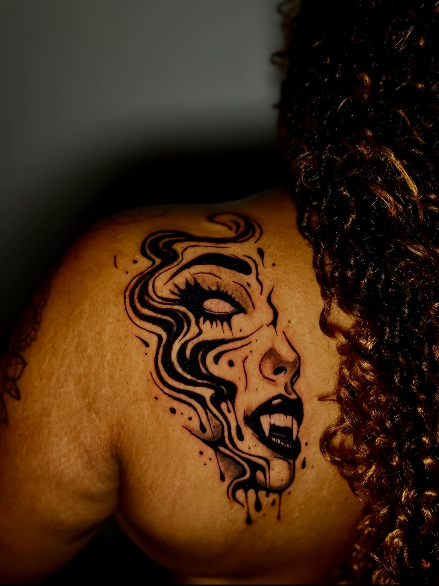 Tattoo by @ariesinkedme — dark_realism