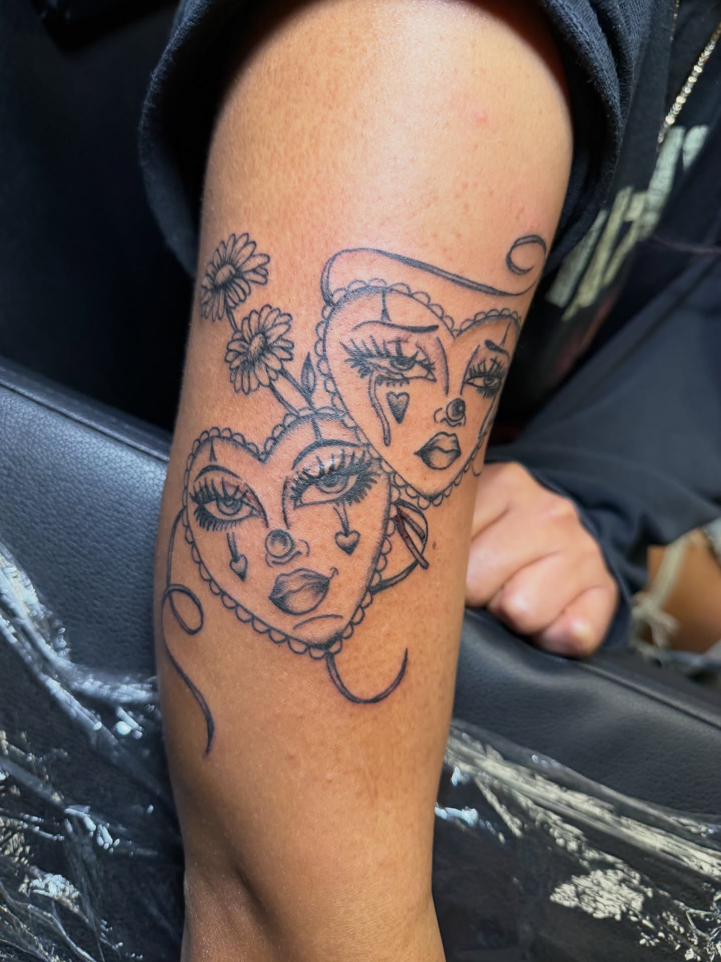 Tattoo by @inkedxberto — black_and_grey