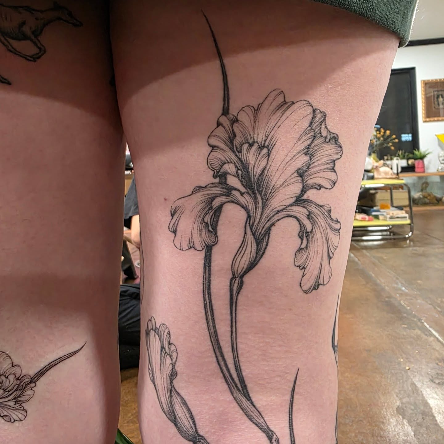 Tattoo by @asparagusnightmare — black_and_grey, realism