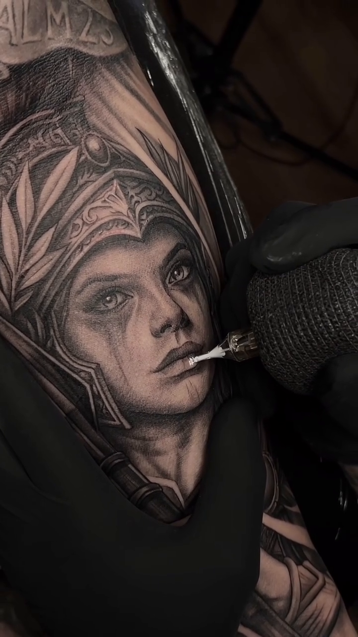 Tattoo by @dead_im_sure — realism, black_and_grey