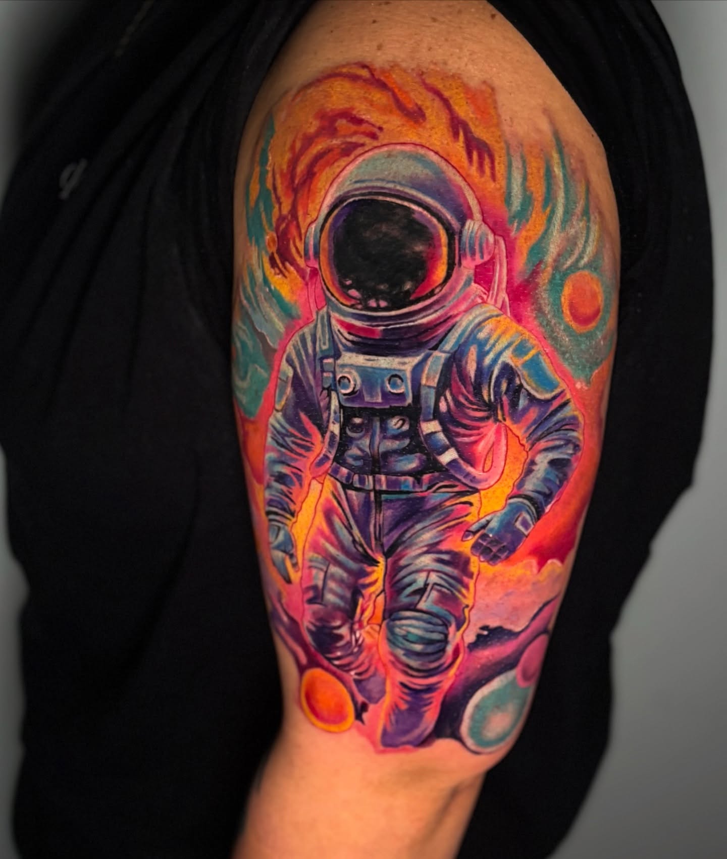 Tattoo by @davesancheztattooer — illustrative, surrealism