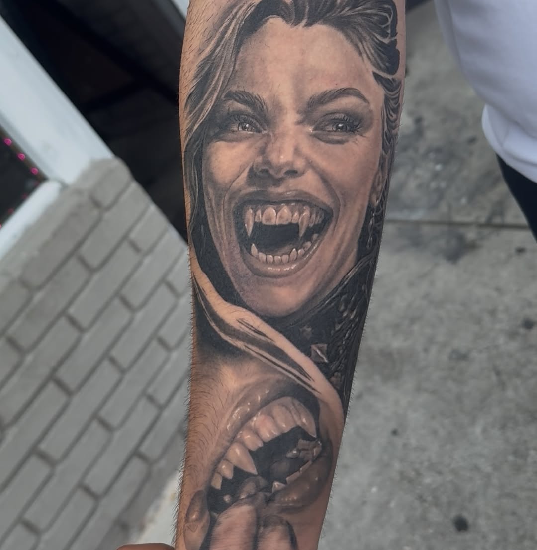 Tattoo by @kiefer_ink — realism, dark_realism