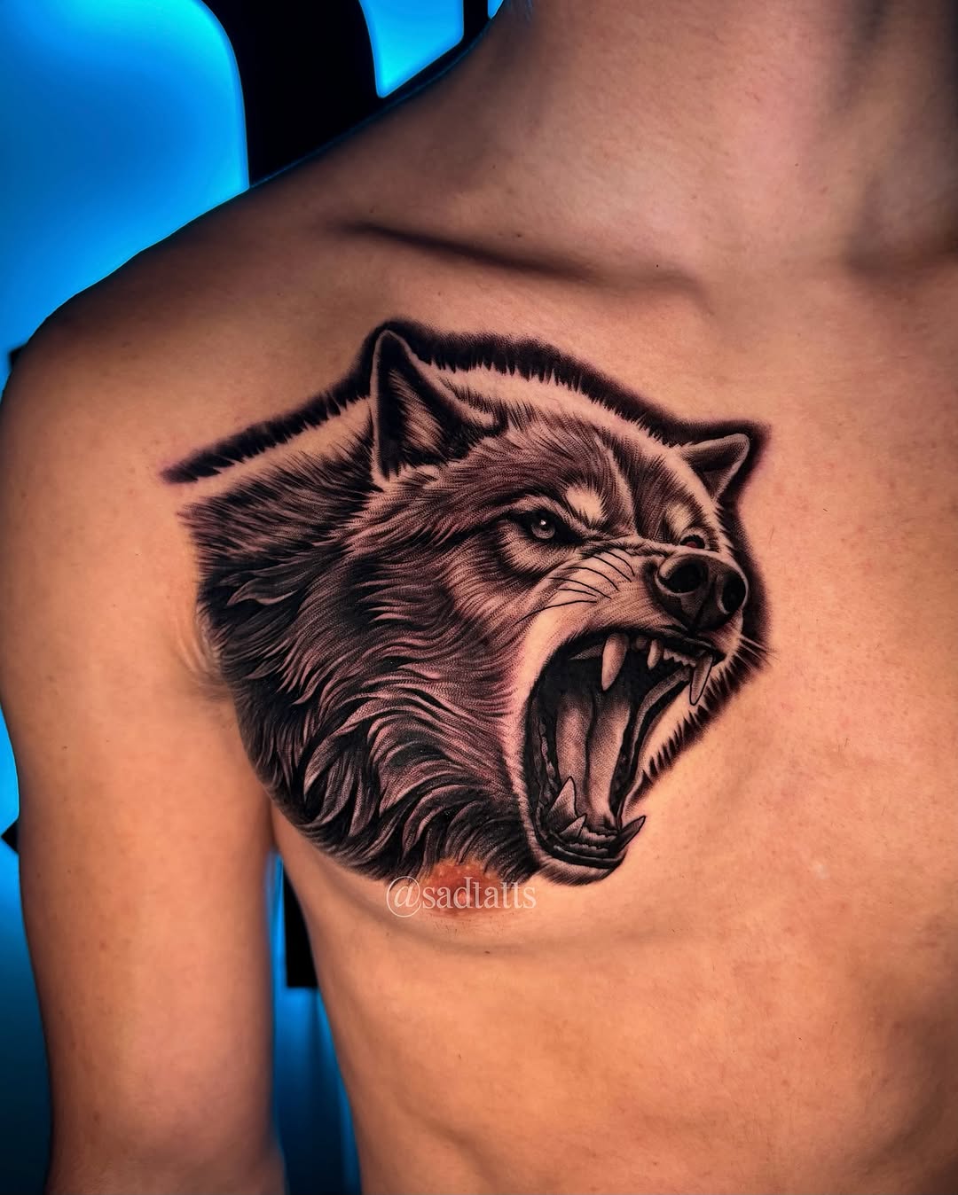 Tattoo by @sadtatts — realism, black_and_grey