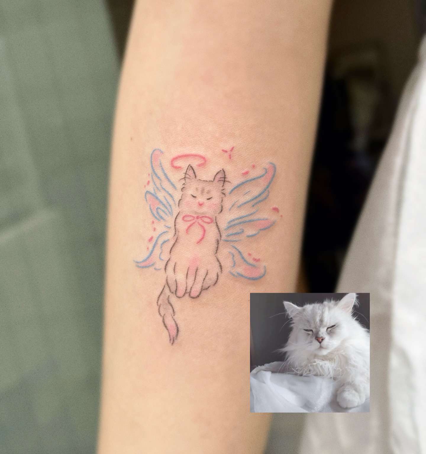 Tattoo by @odenepoke — new_school, watercolor