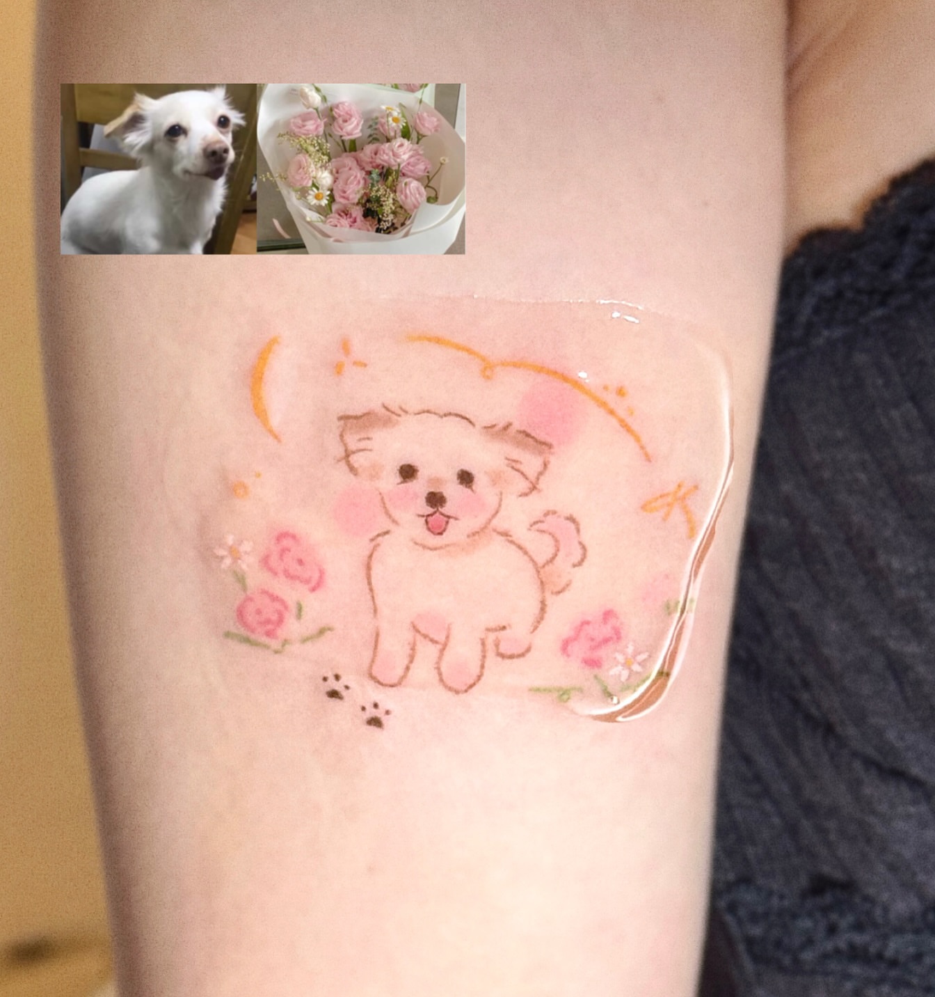 Tattoo by @odenepoke — watercolor
