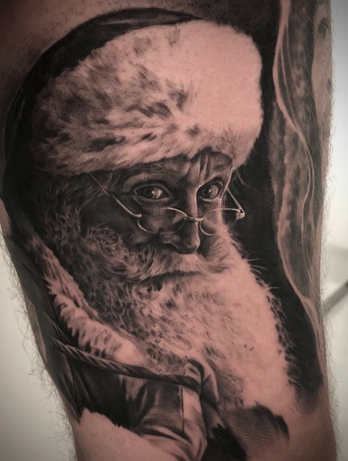 Tattoo by @matthewbrownartwork — realism, black_and_grey