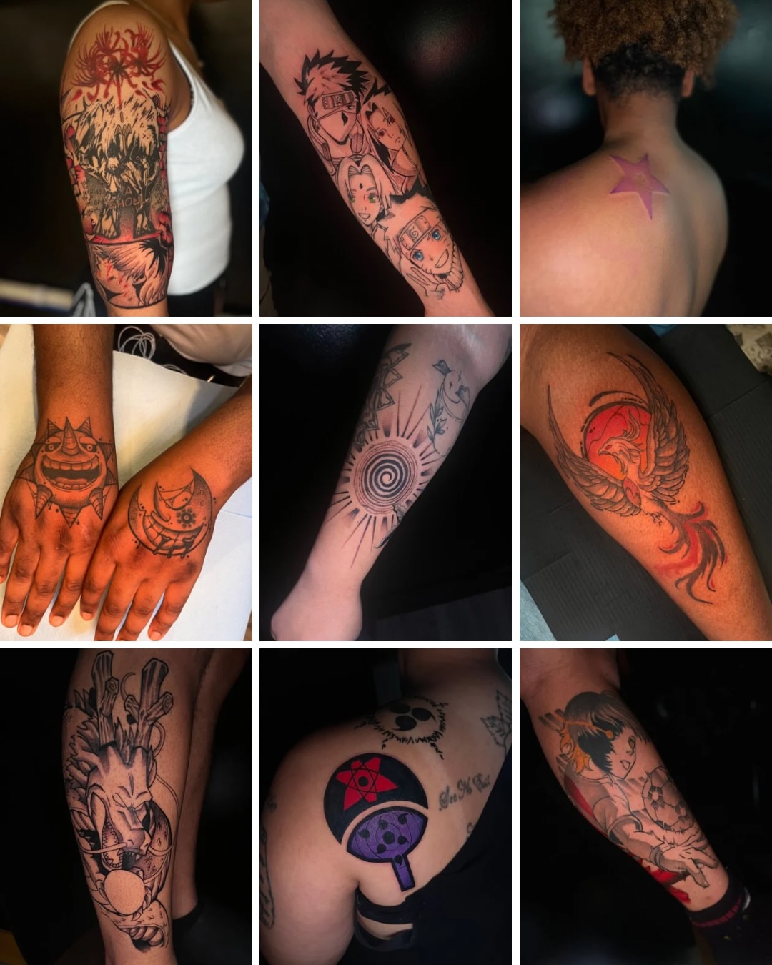 Tattoo by @strangecxncept — anime
