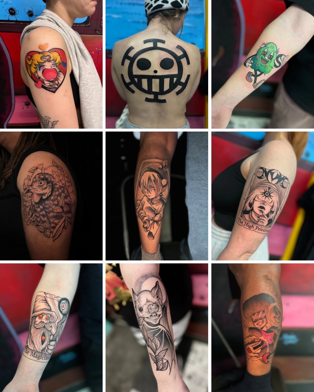 Tattoo by @strangecxncept — anime