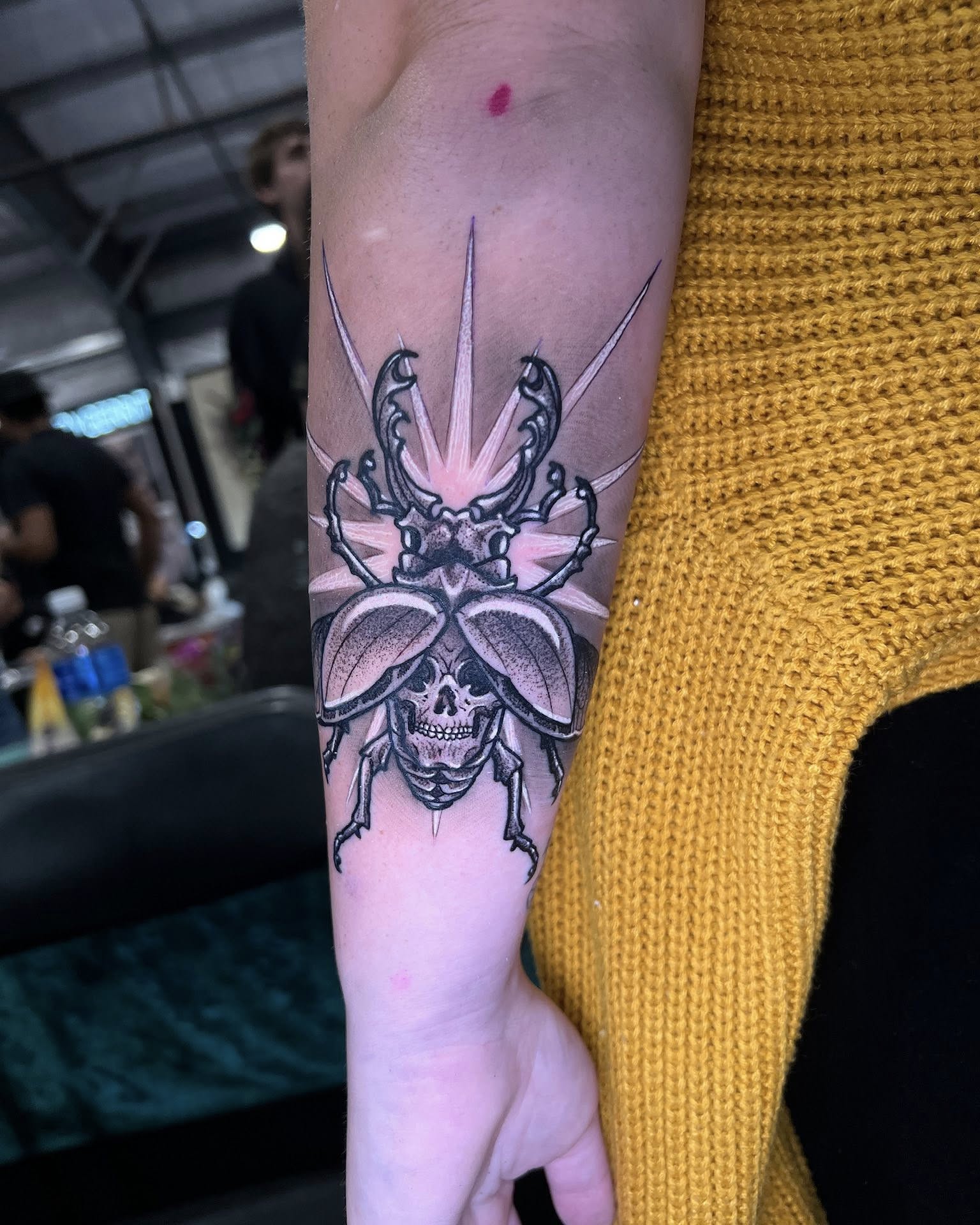 Tattoo by @coreyclarktattoos — black_and_grey, realism