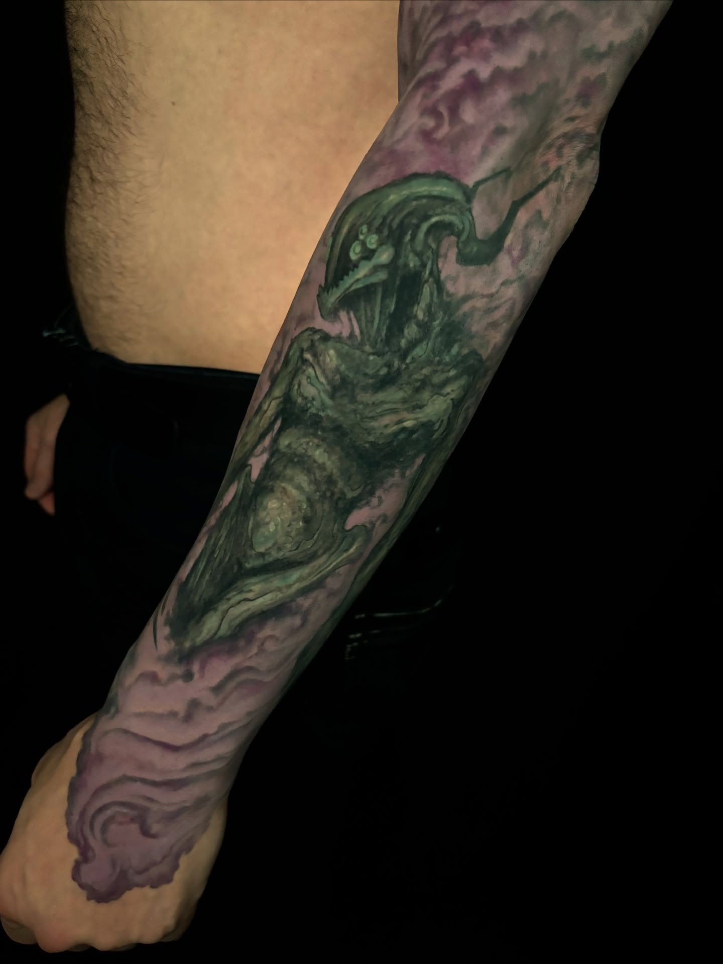 Tattoo by @adammillertattoos — surrealism