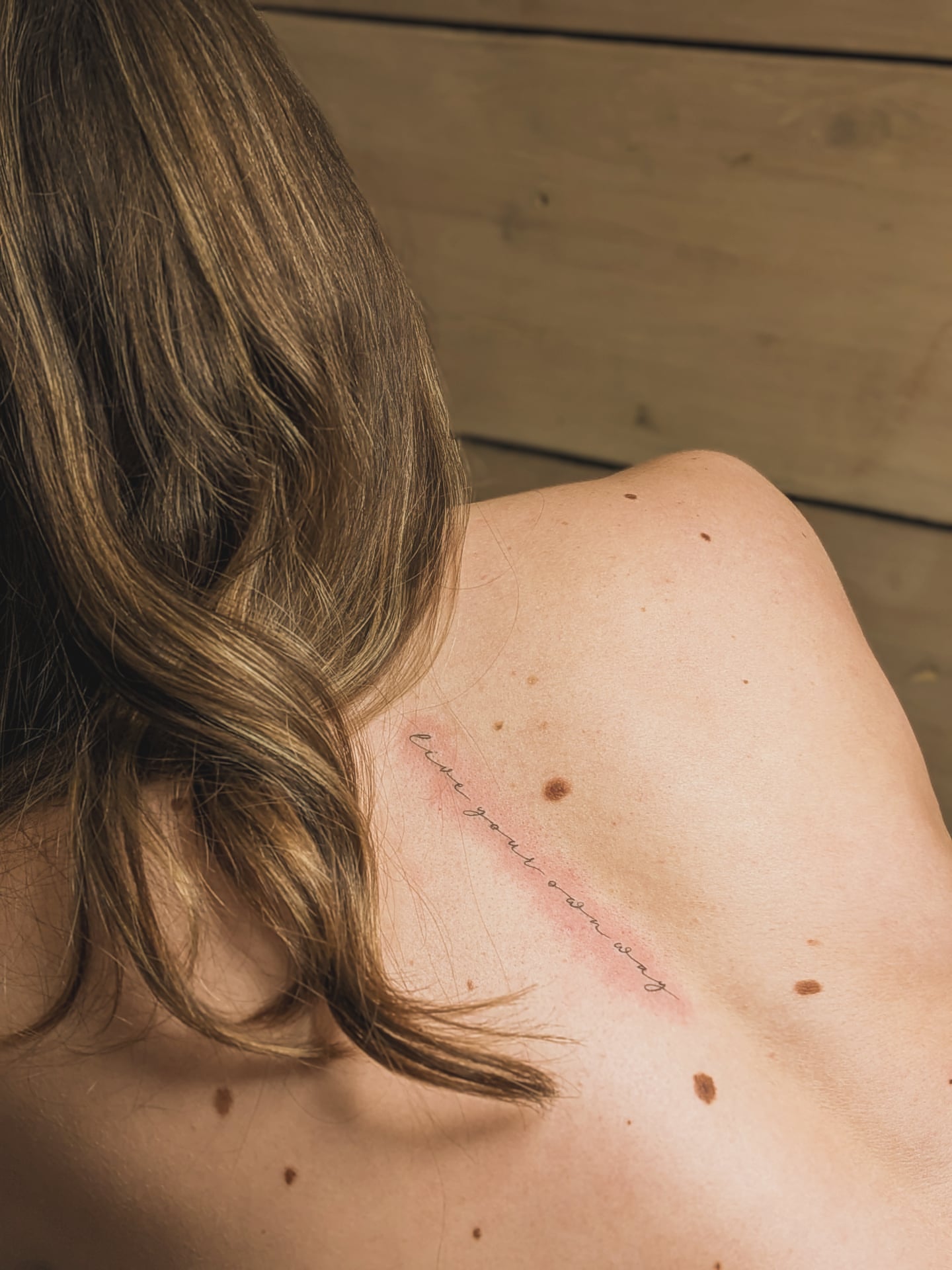 Tattoo by @le.petitmonstre — lettering_script