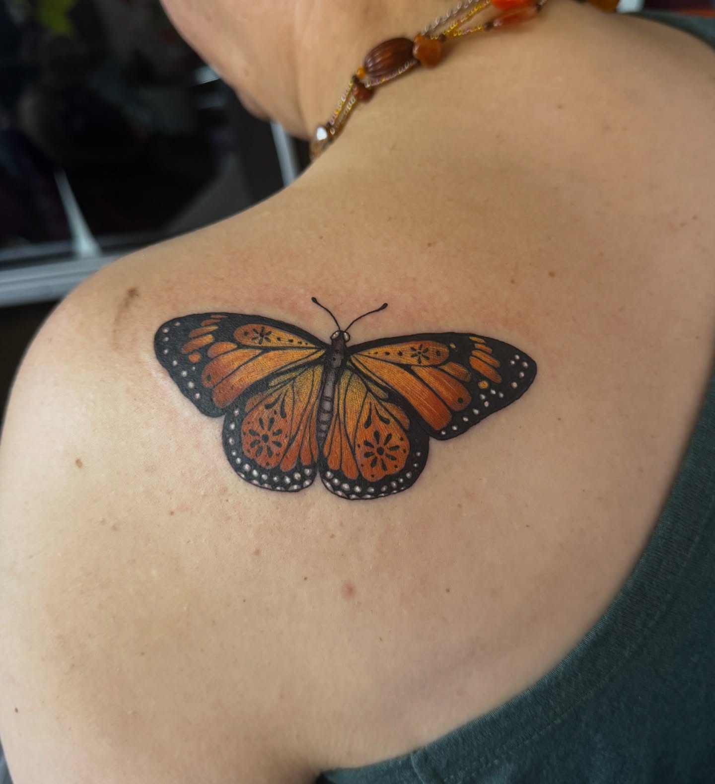 Tattoo by @zeebrruh_ — dotwork