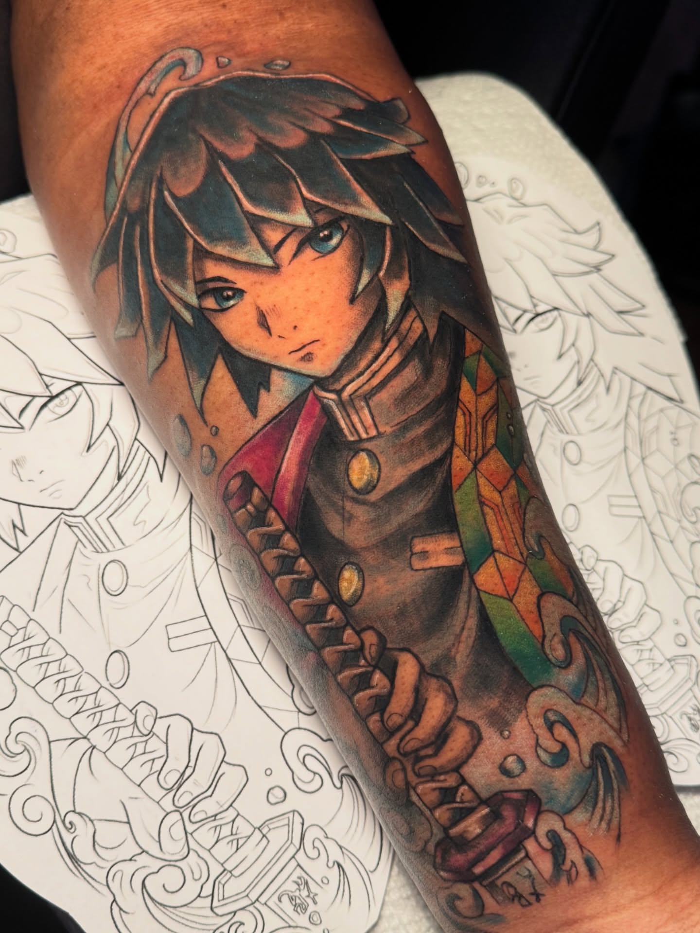 Tattoo by @selena.tattoooss — anime, realism
