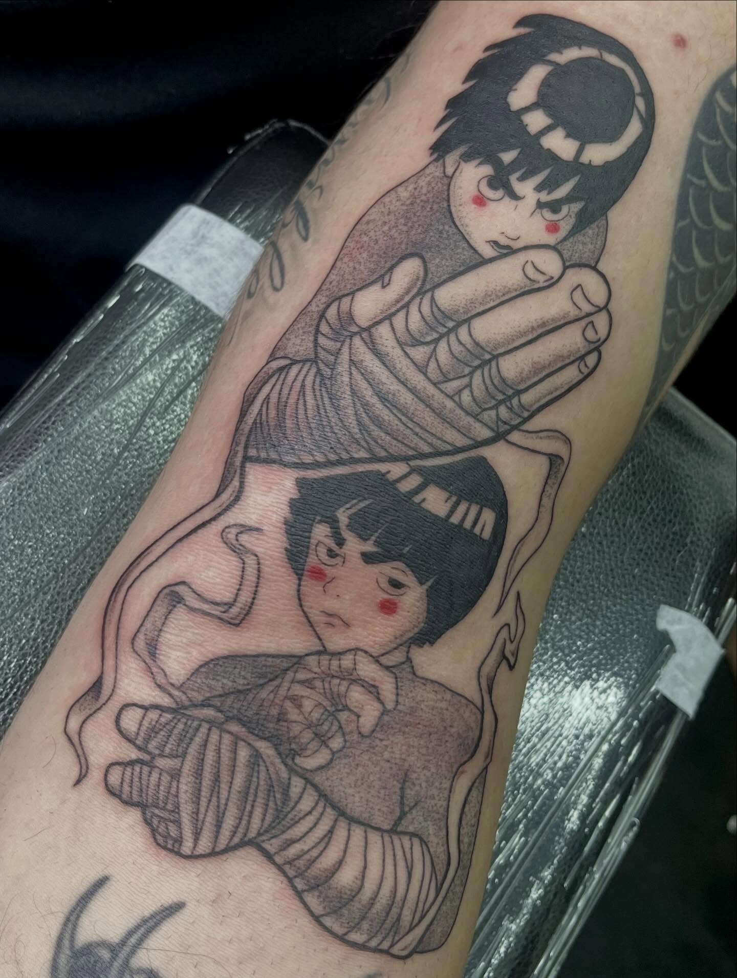 Tattoo by @k.inx_ — anime