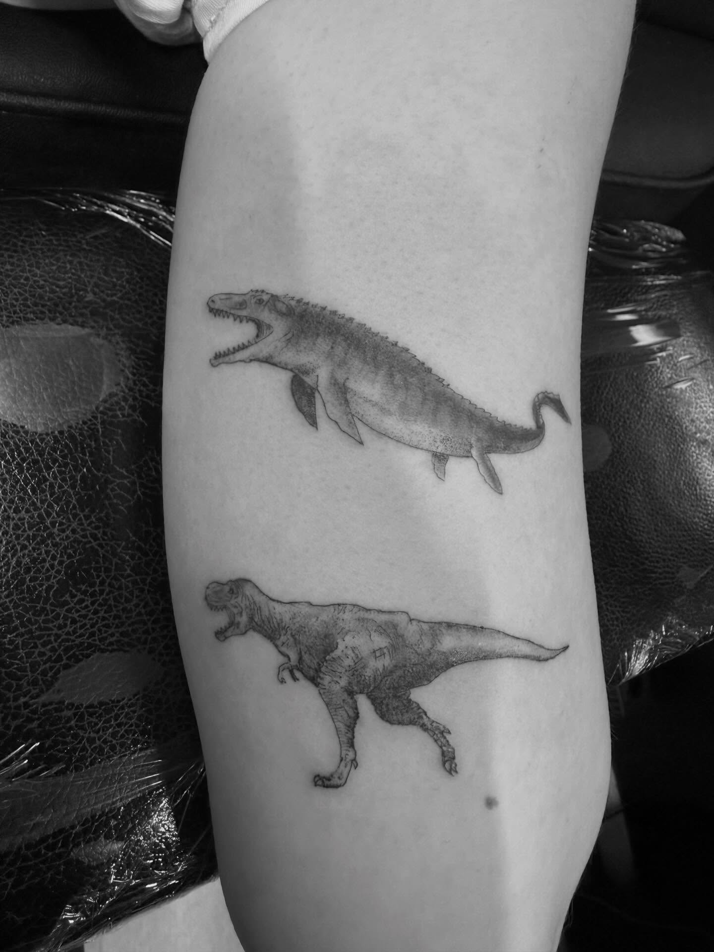 Tattoo by @kgoth_tattoo — black_and_grey