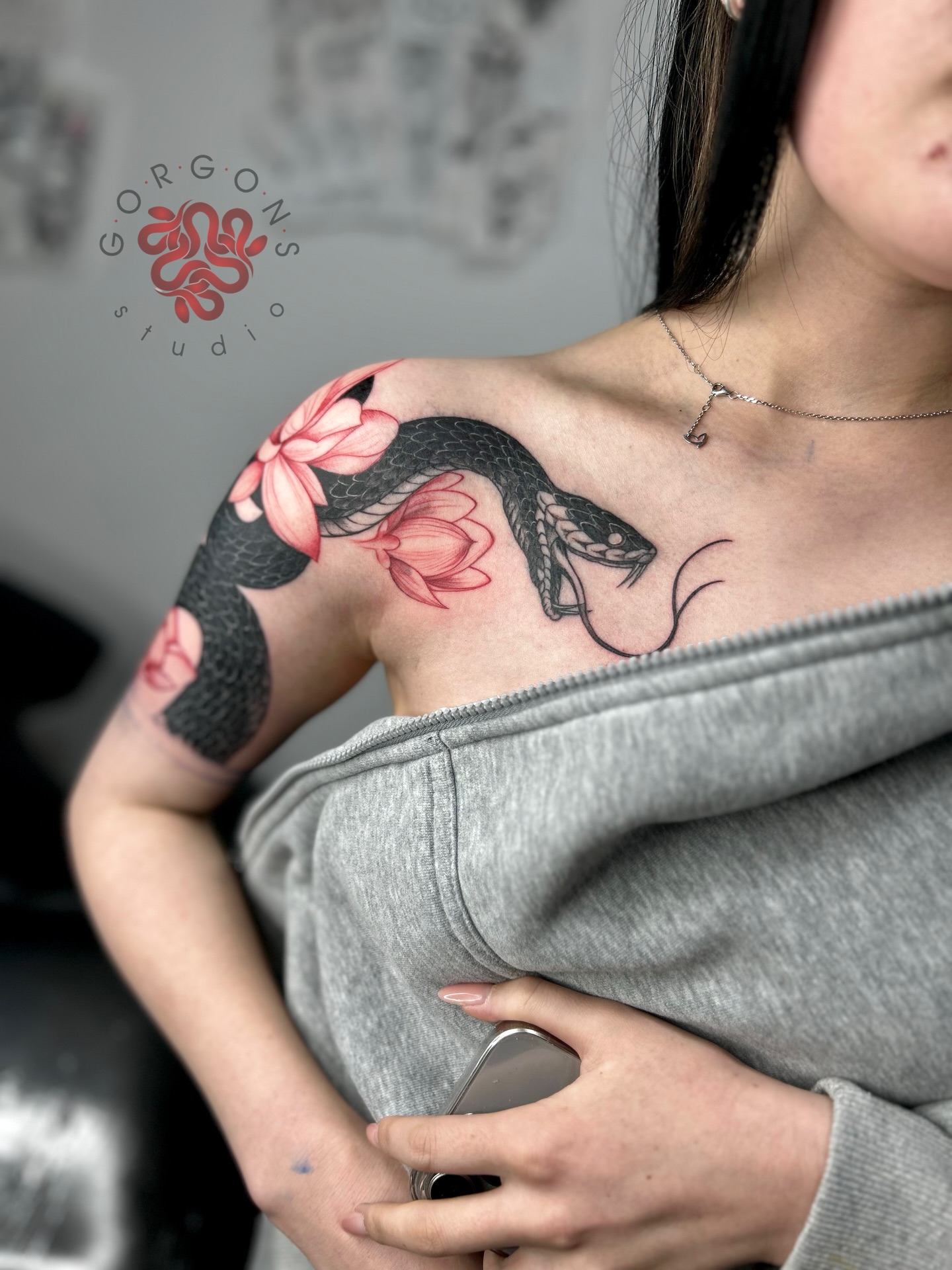 Tattoo by @tygydyk_tattoo — black_and_grey
