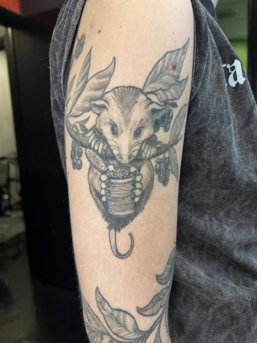 Tattoo by @bhendrixart — black_and_grey, realism