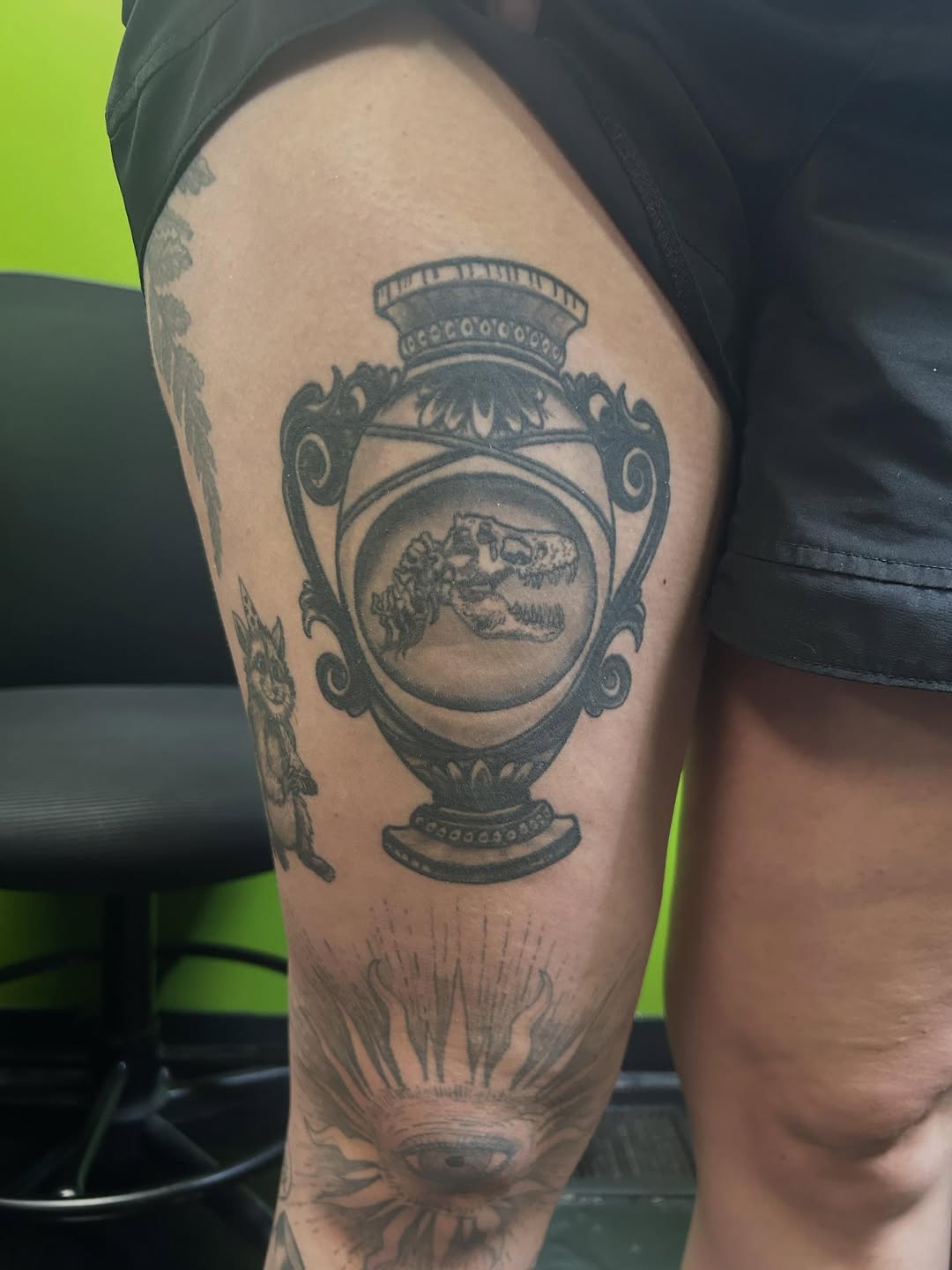 Tattoo by @bhendrixart — black_and_grey, realism