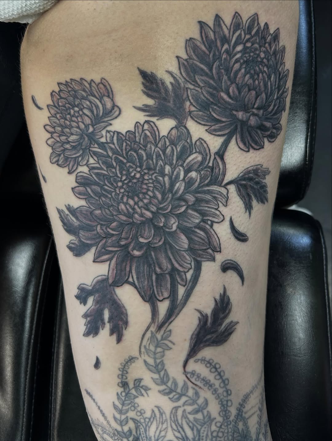 Tattoo by @bhendrixart — black_and_grey, realism