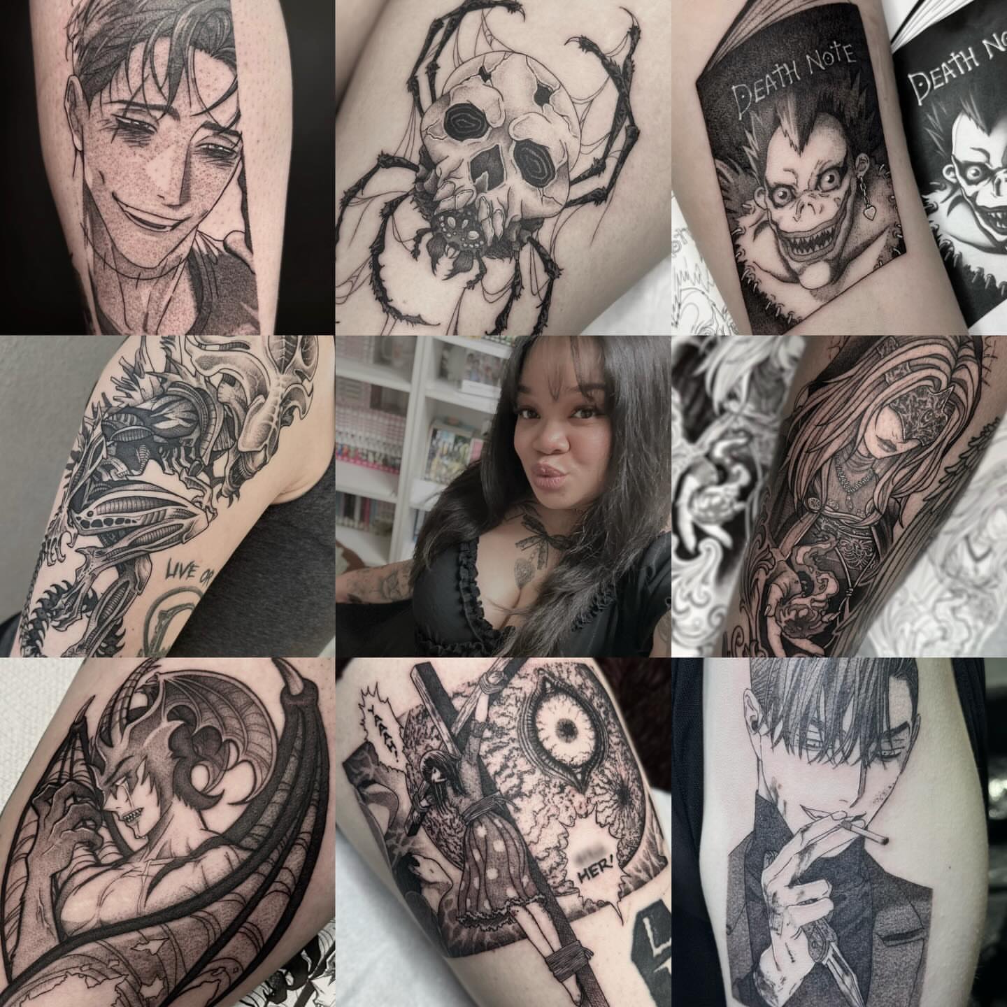 Tattoo by @kkimnida — anime