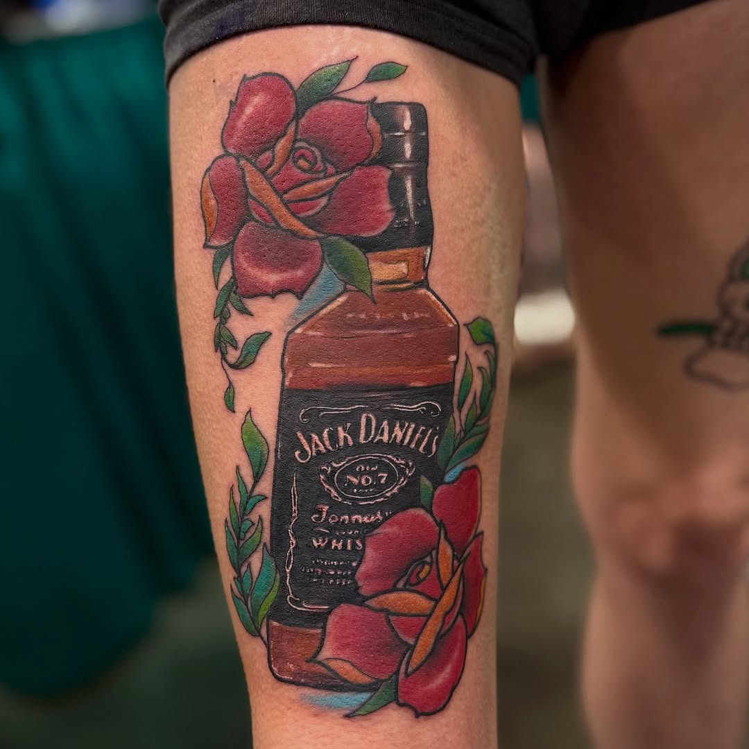 Tattoo by @oldfeatherfingers — american_traditional, realism