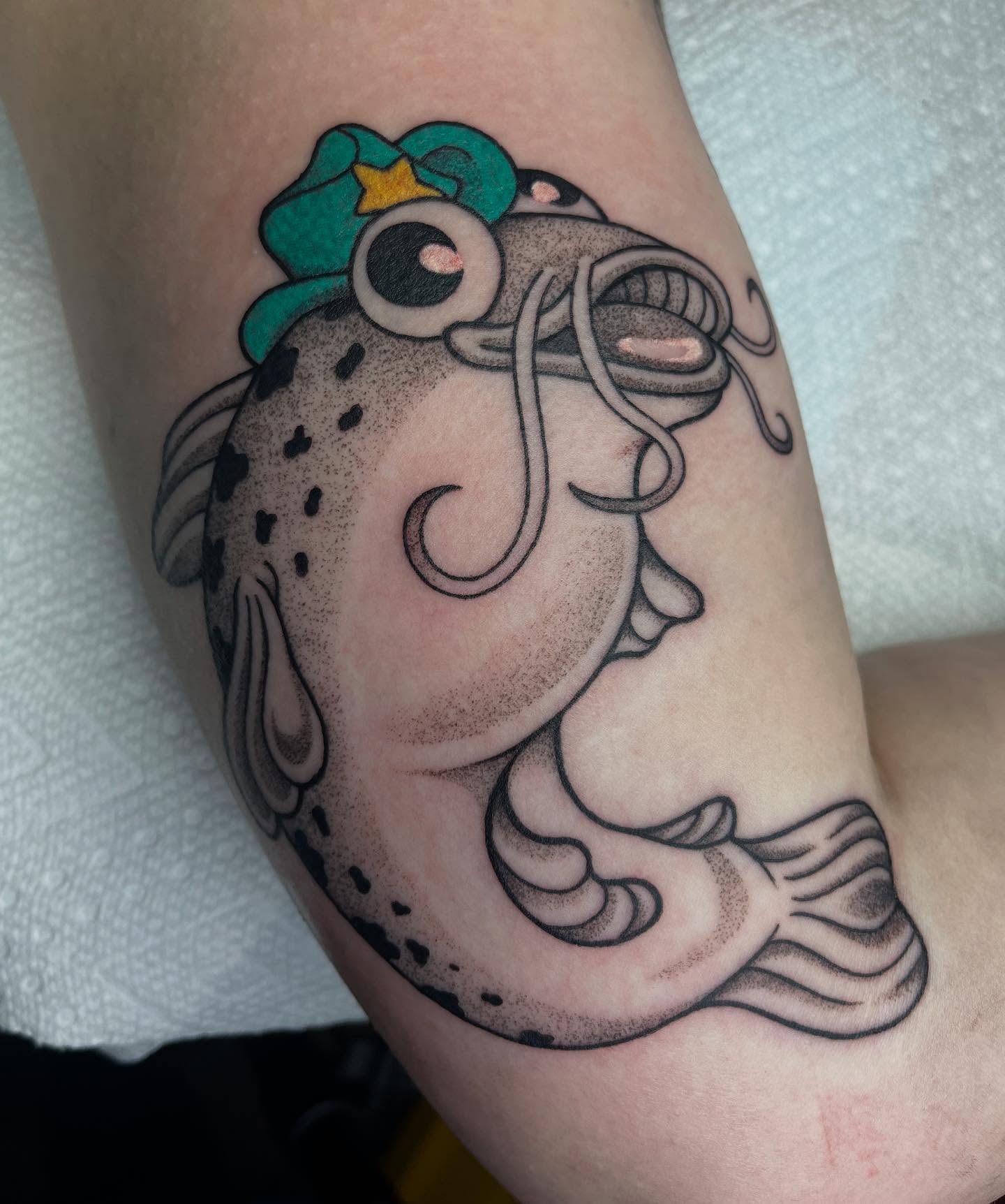 Tattoo by @stabbybrooks — dotwork