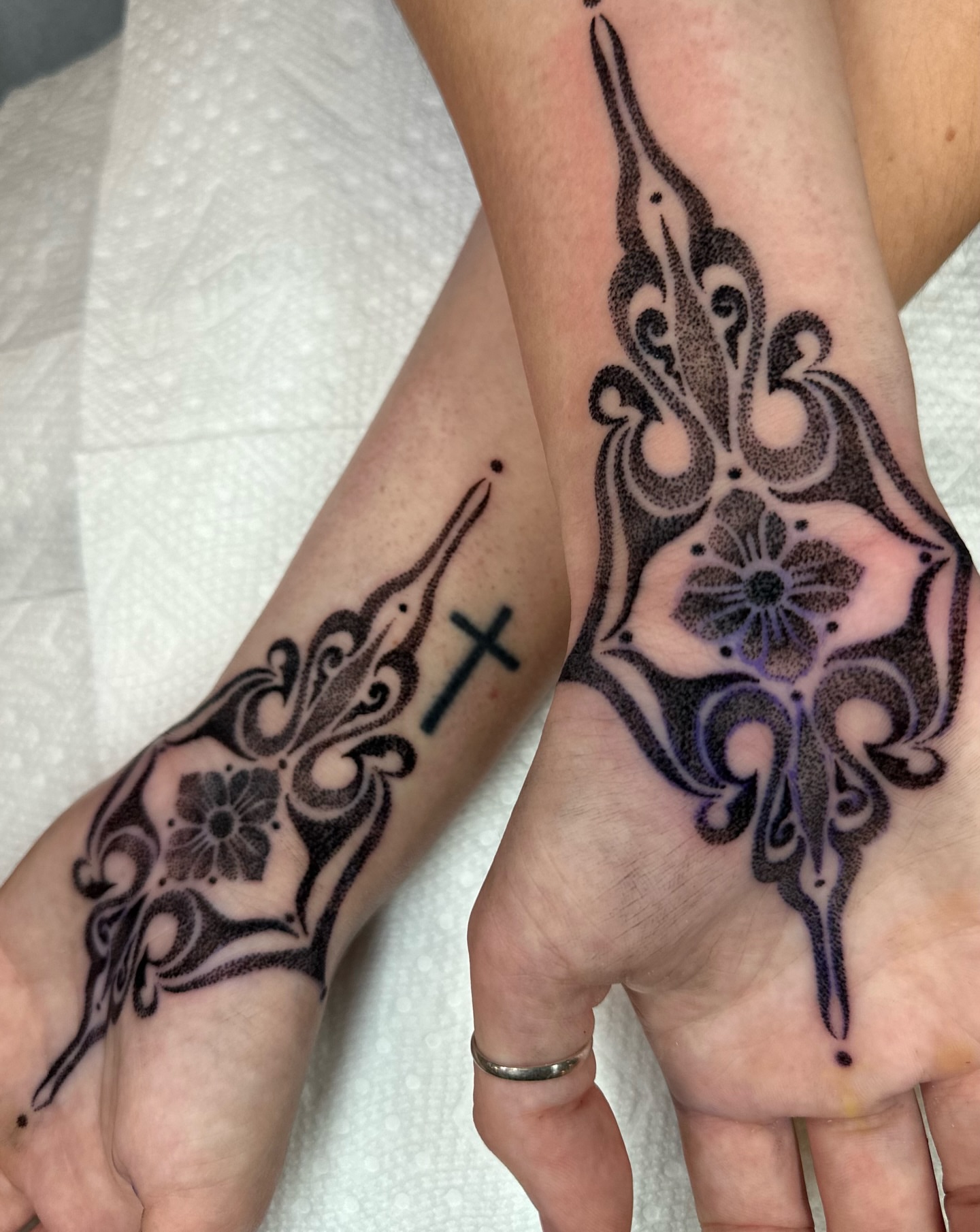 Tattoo by @grimmyweep — tribal