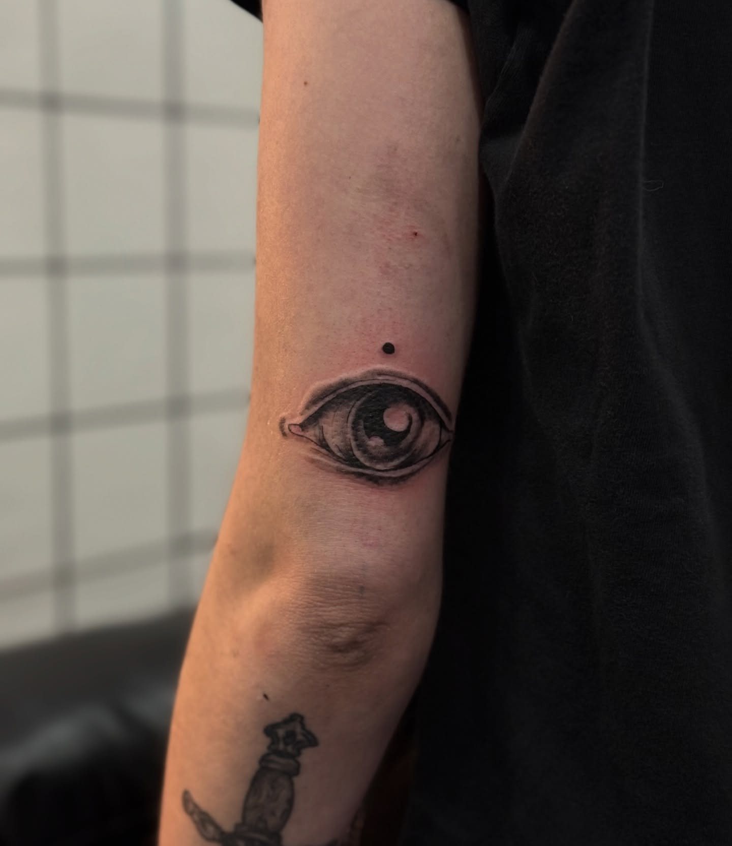 Eye realism tattoo on the forearm by 𝙹𝙰𝚉𝚉 𝙲𝙷𝙰𝙾