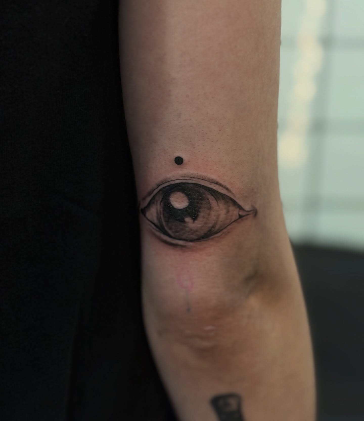 Eye realism tattoo on the forearm by 𝙹𝙰𝚉𝚉 𝙲𝙷𝙰𝙾