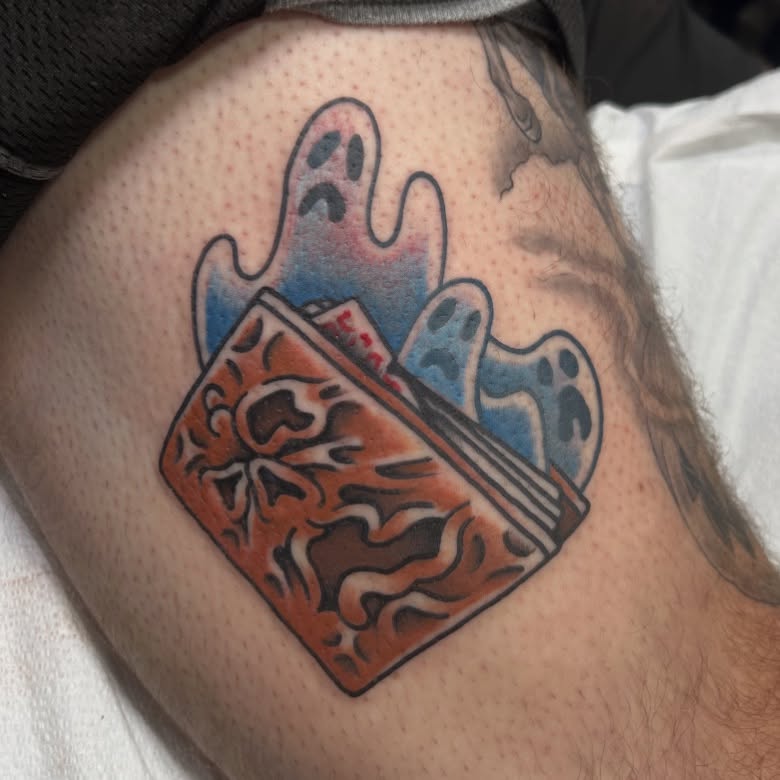 Tattoo by @cody_tweedy — american_traditional, dotwork