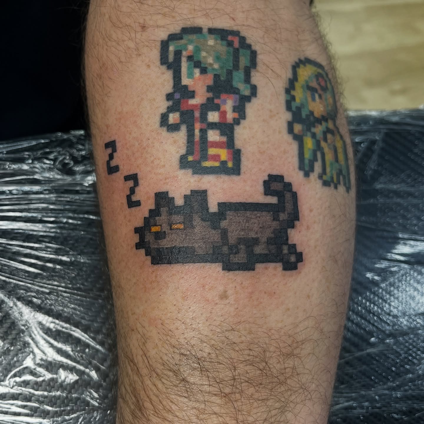 Tattoo by @vapidstar — dotwork