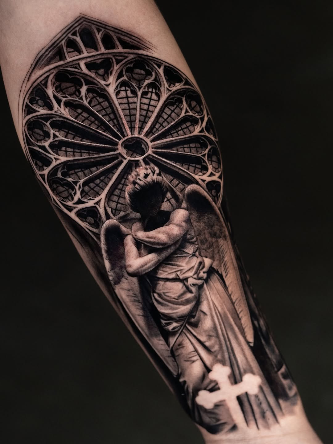 Tattoo by @rendertattoo β realism, black_and_grey