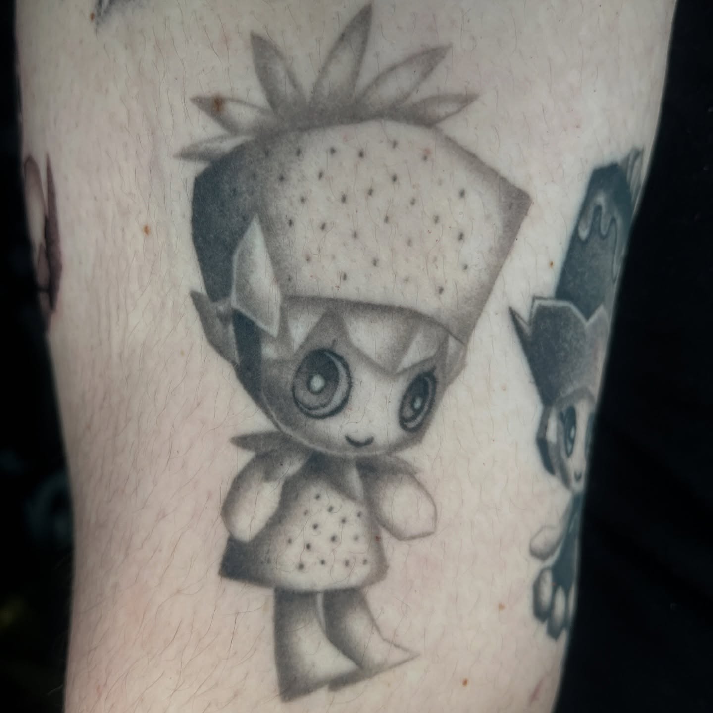 Tattoo by @vapidstar — dotwork