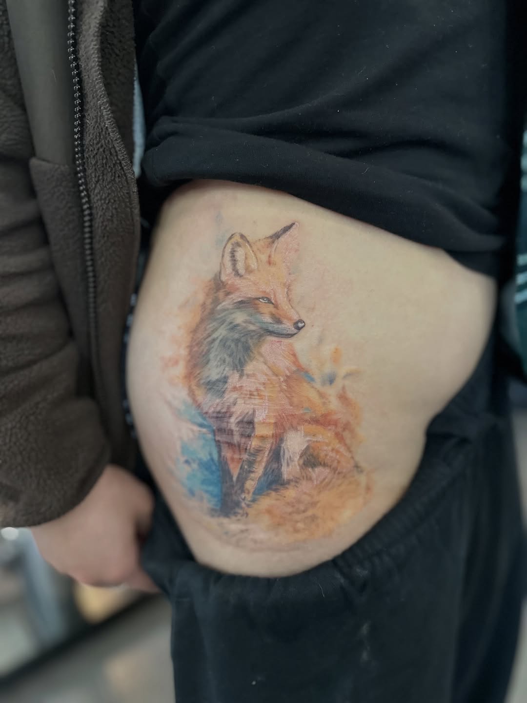Tattoo by @cameronhobbs_art — realism, watercolor