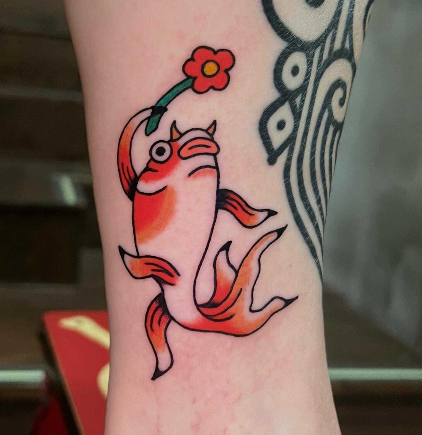 Tattoo by @fokqueenie — american_traditional