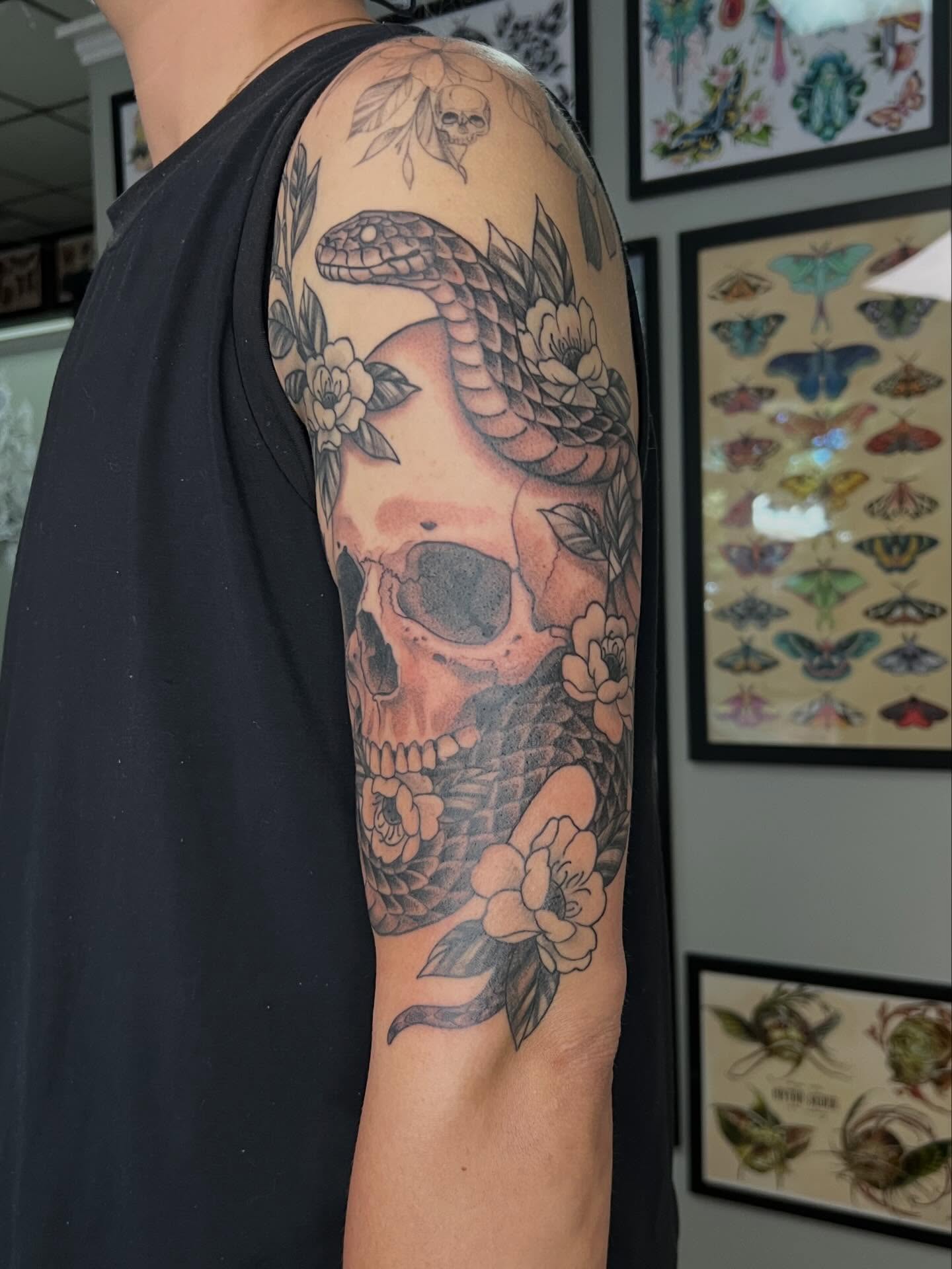 Tattoo by @sullivangiles — american_traditional, black_and_grey