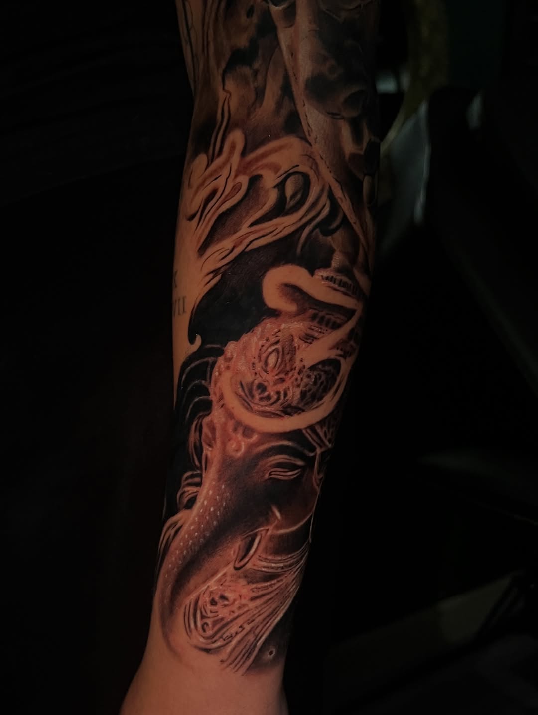 Tattoo by @ajtatt0 — black_and_grey, realism