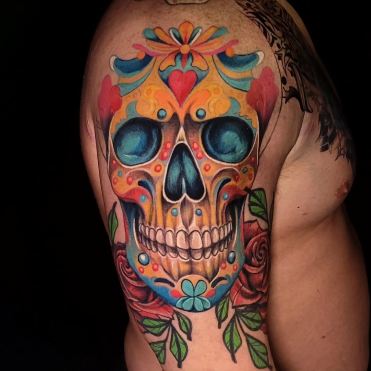 Tattoo by @rogue_stainedskin — chicano