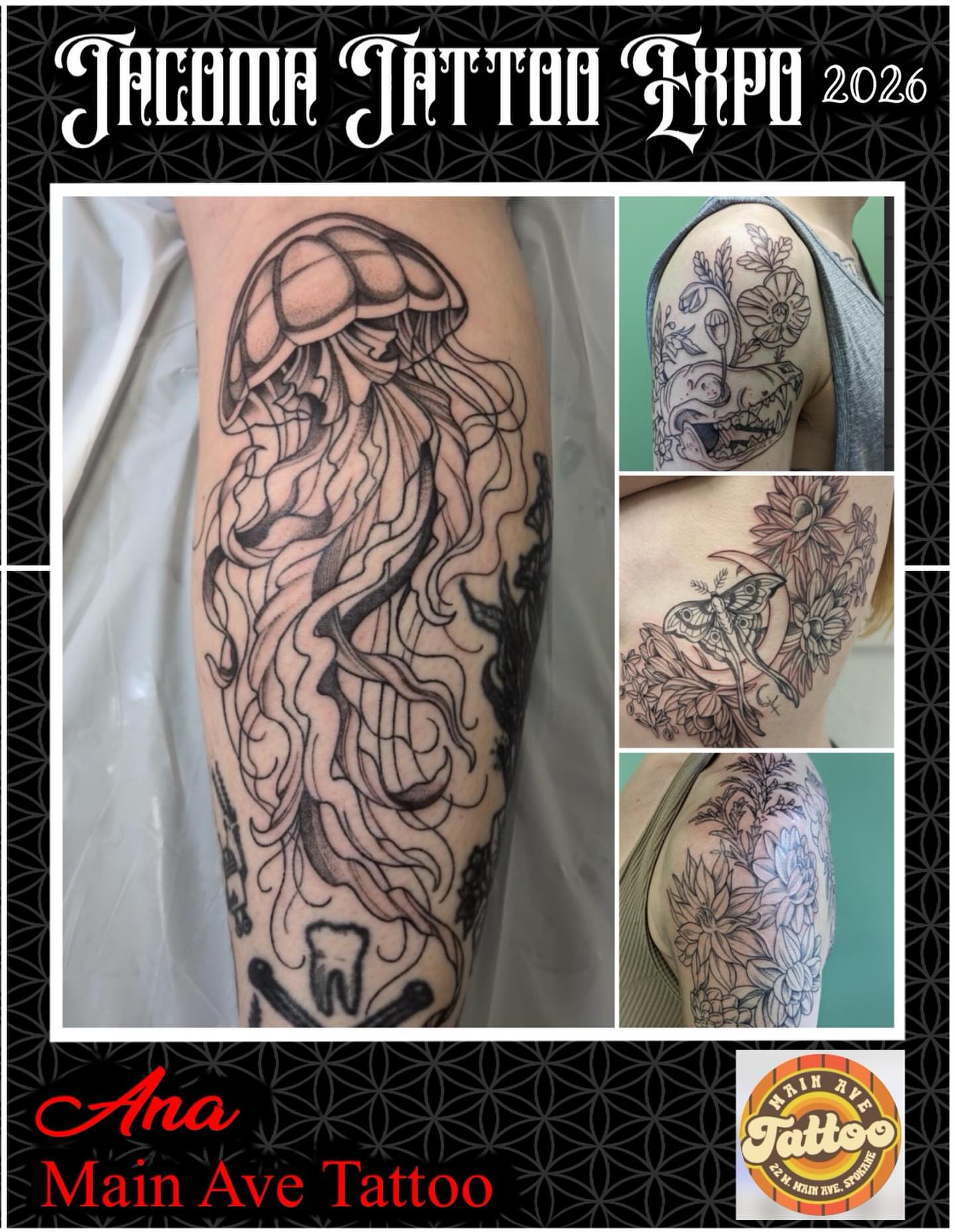 Tattoo by @fernewt — black_and_grey