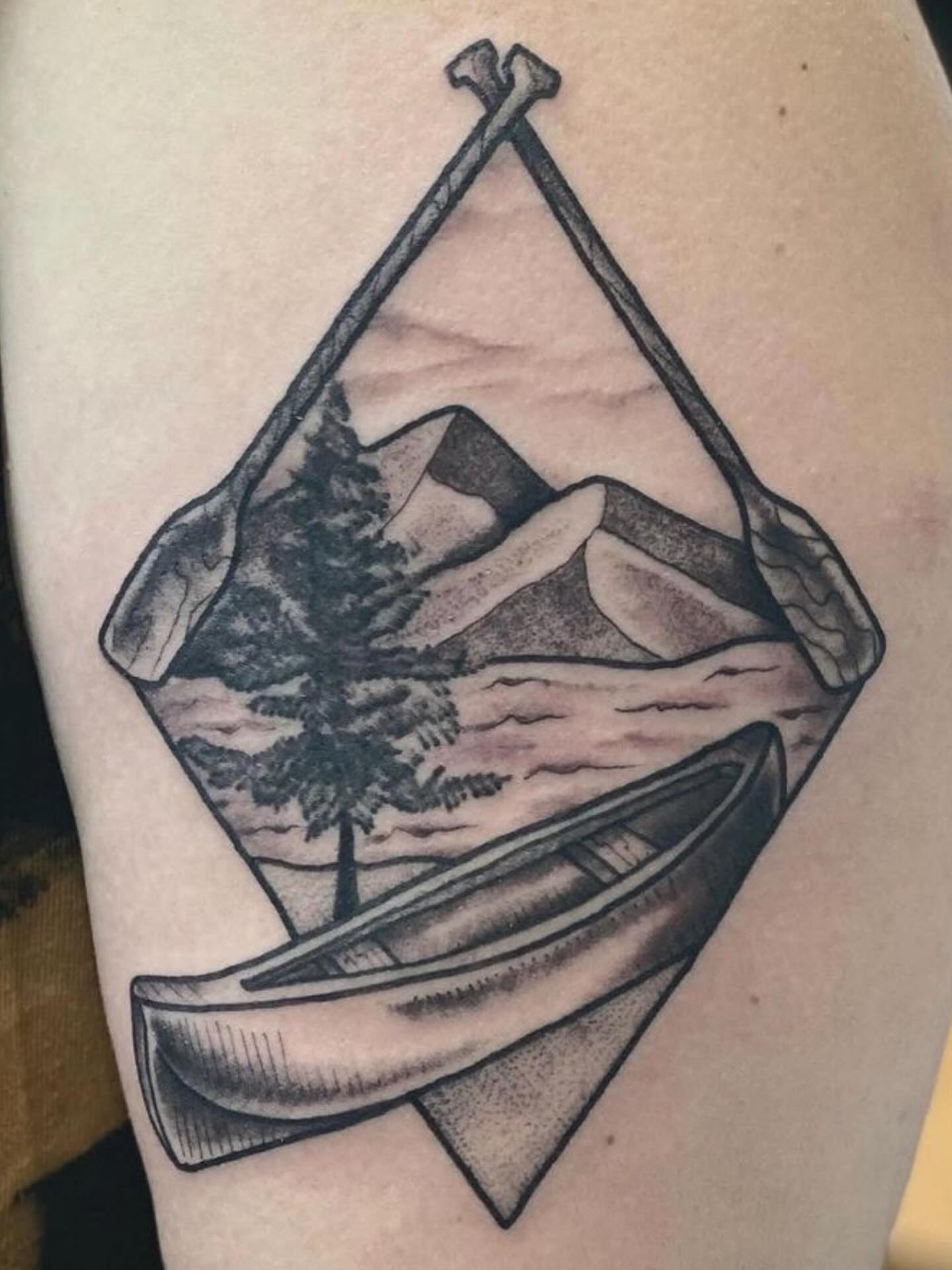 Tattoo by @trey_mann_tattooer — black_and_grey, realism