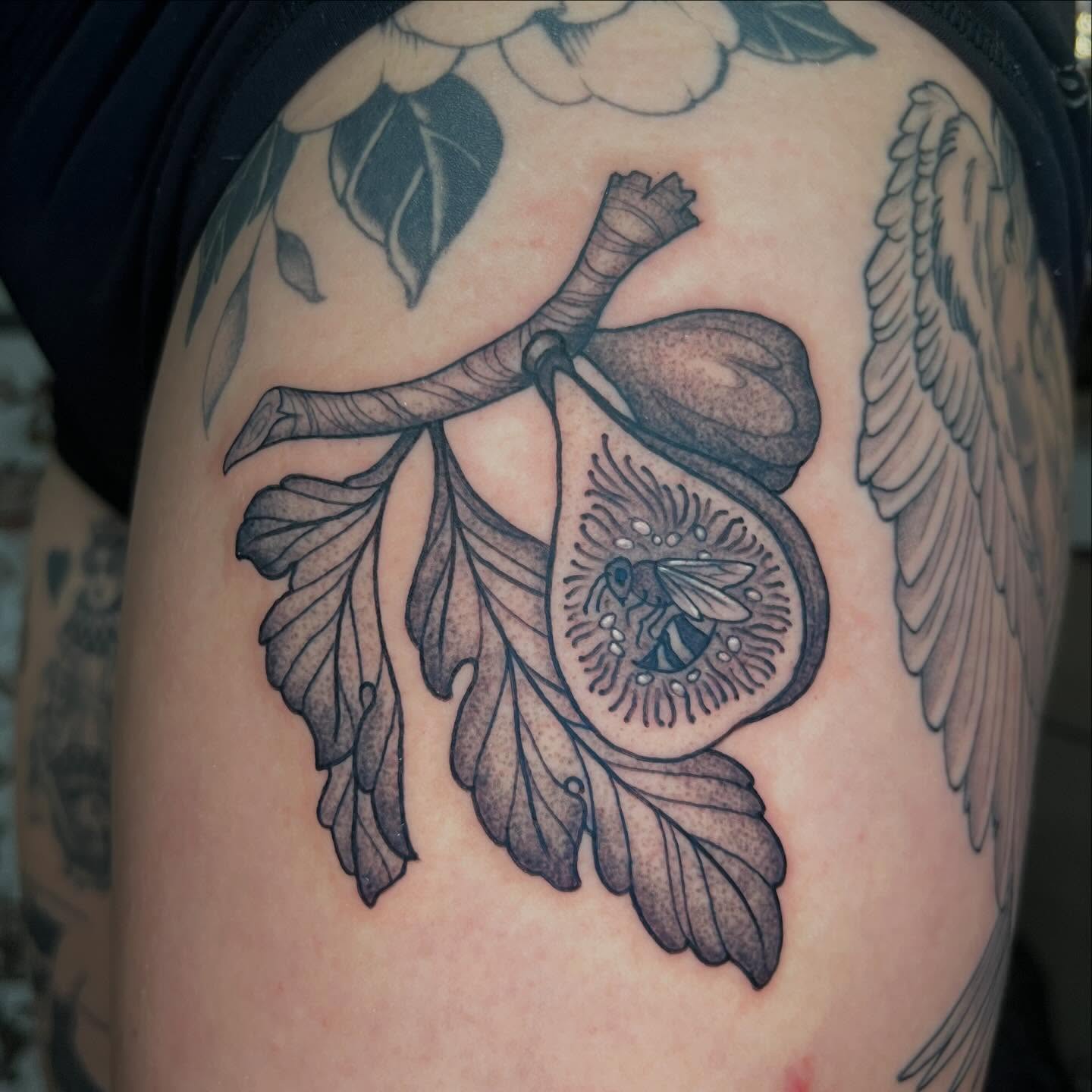 Tattoo by @sullivangiles — black_and_grey