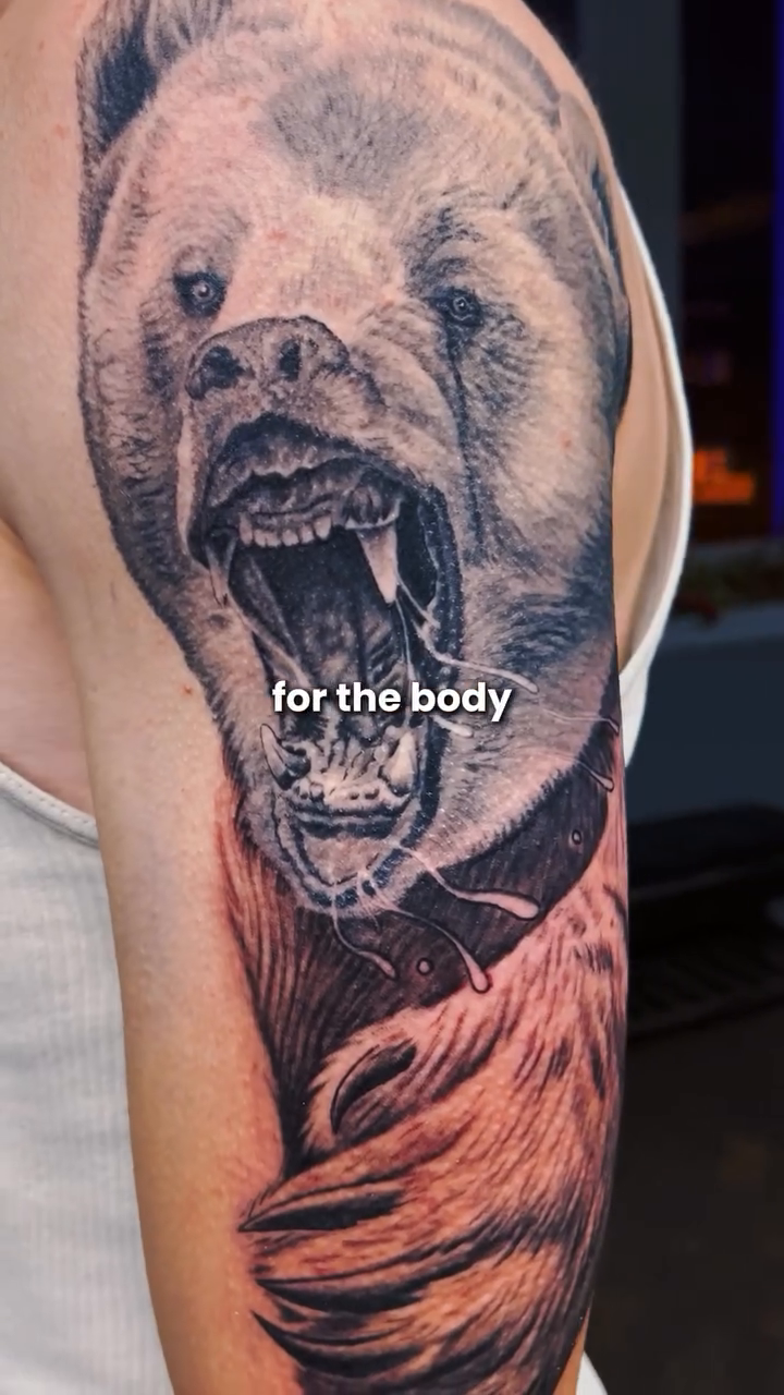 Tattoo by @urbancowboyart โ realism, black_and_grey
