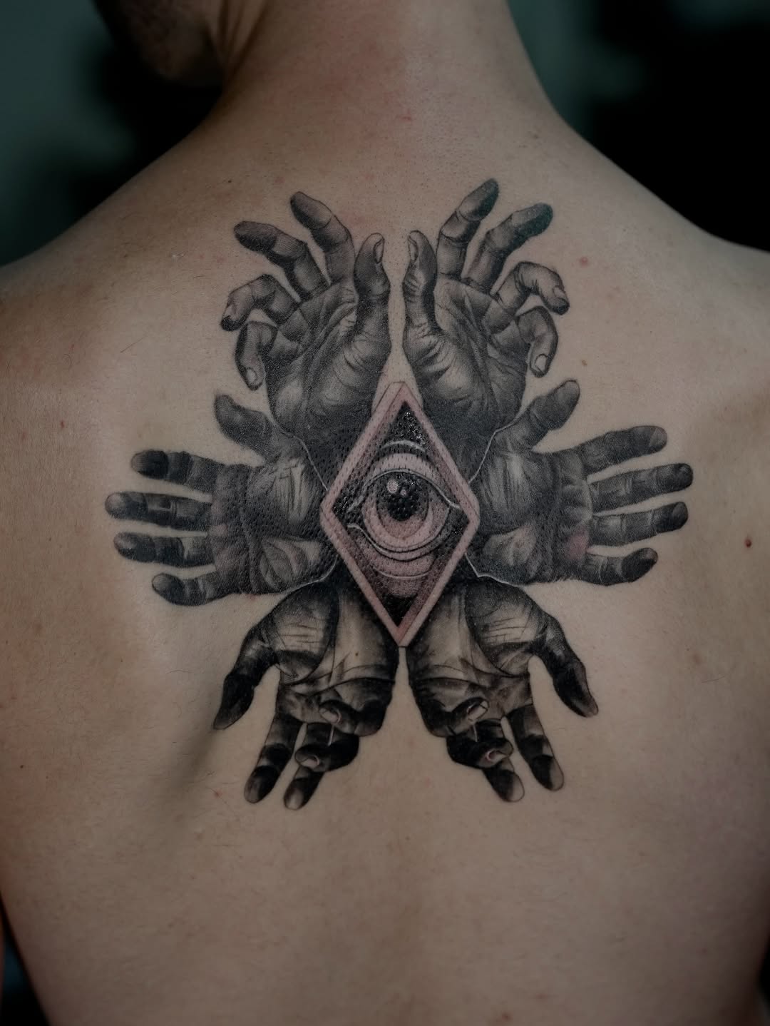 Tattoo by @bigheadtattoo — realism, black_and_grey