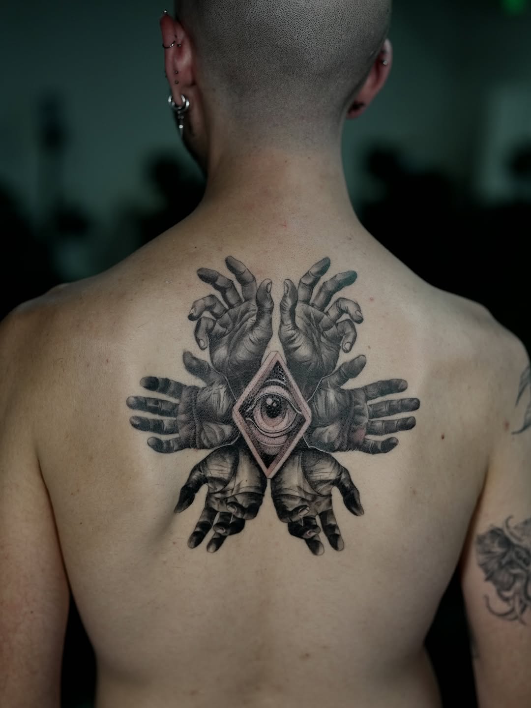 Tattoo by @bigheadtattoo — realism, black_and_grey