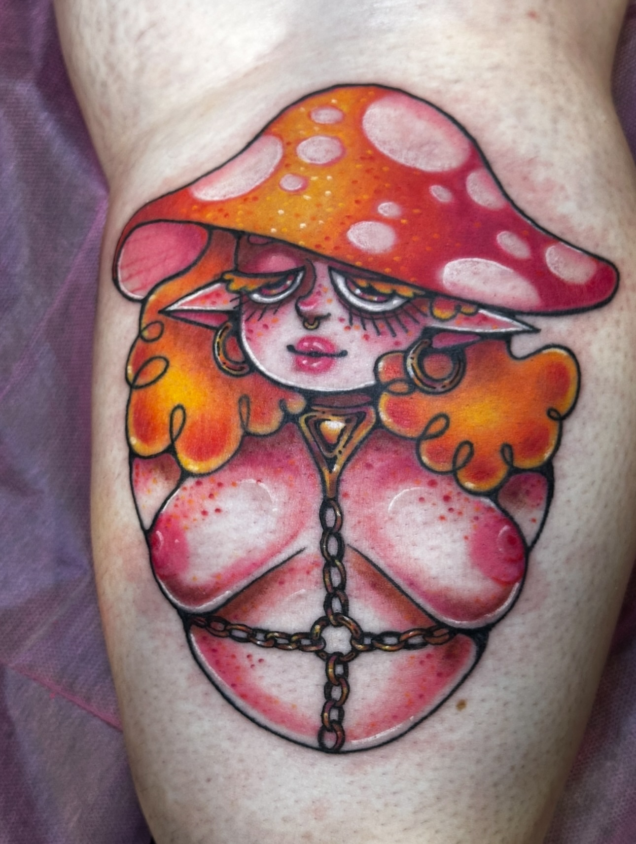 Tattoo by @kelviratats — american_traditional, illustrative